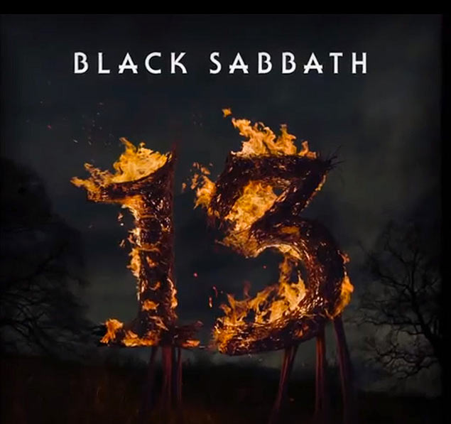 Capa do novo disco do Black Sabbath, "13"