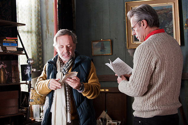 Fabrice Luchini (esq.) e Lambert Wilson em cena de "Pedalando com Molire", do diretor Philippe Le Guay