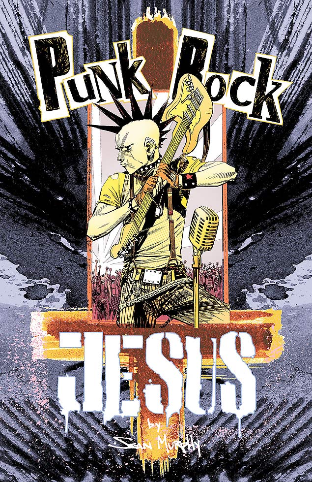 Capa do quadrinho "Punk Rock Jesus"