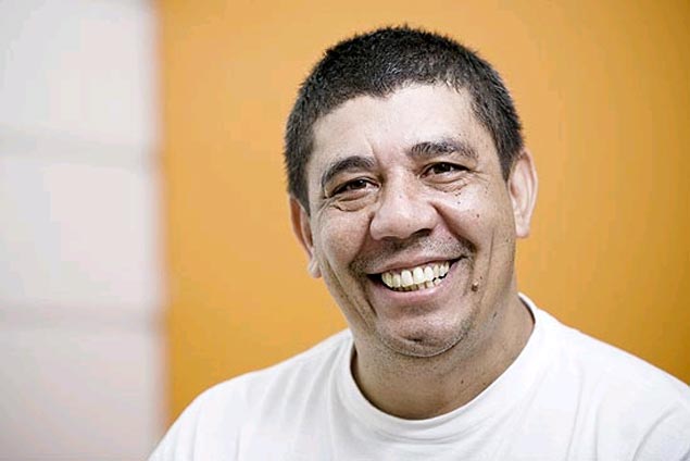 Srgio Vaz, fundador do coletivo Cooperifa, que organiza saraus abertos na periferia de So Paulo a todos os que quisessem se manifestar atravs da poesia