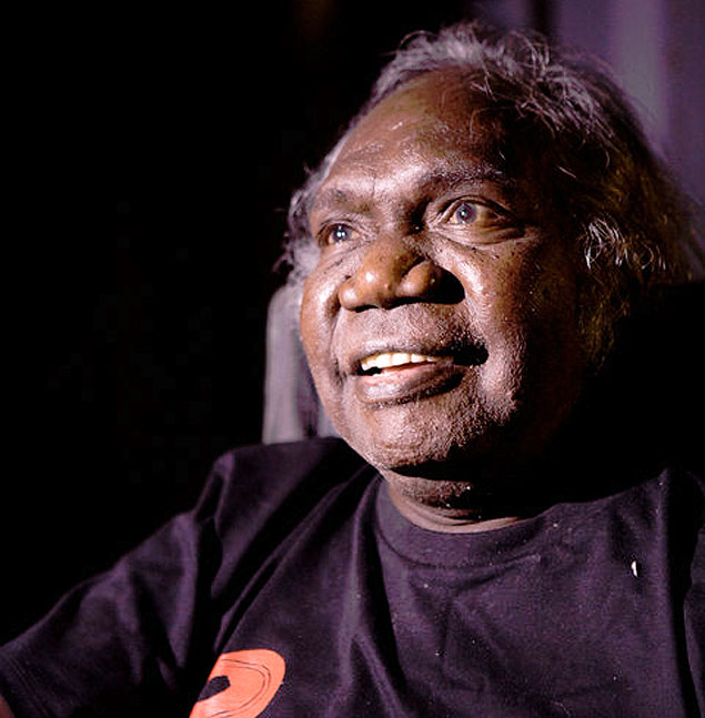 O msico aborgene australiano Mandawuy Yunupingu, da banda Yothu Yindi