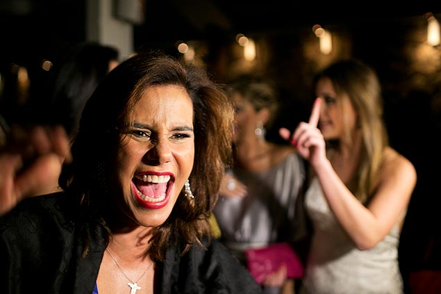 A socialite Narcisa Tamborindeguy, ex-participante do reality show 