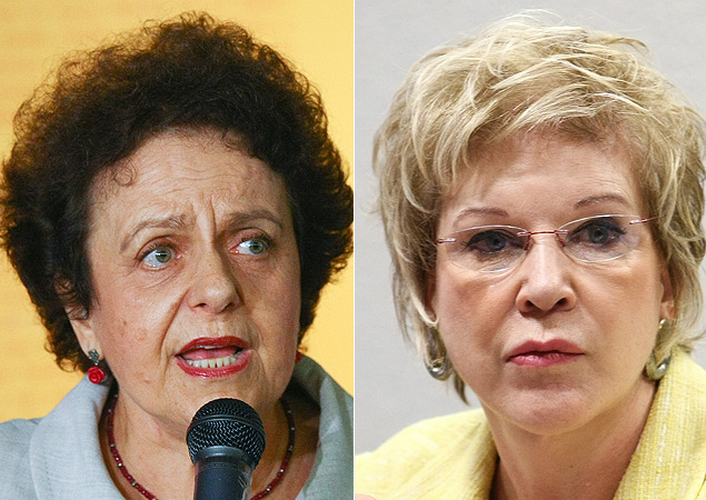 As ministras Eleonora Menicucci (esq.) e Marta Suplicy anunciam hoje editais de R$ 1,6 milhão para mulheres