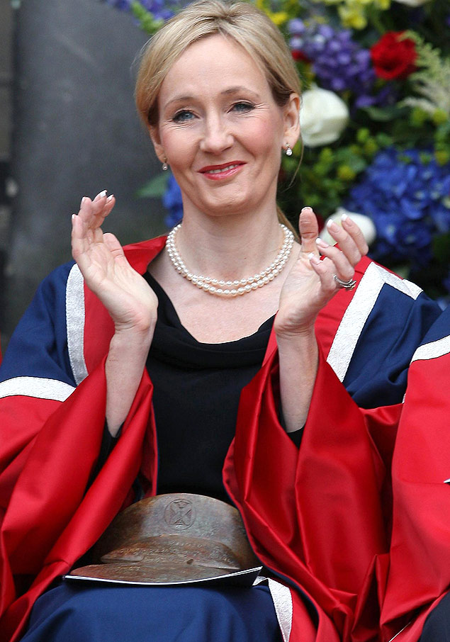 A escritora britnica J. K. Rowling, criadora da saga 'Harry Potter'