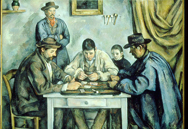 'Os Jogadores de Baralho', de Cézanne, comprado por US$ 250 milhões