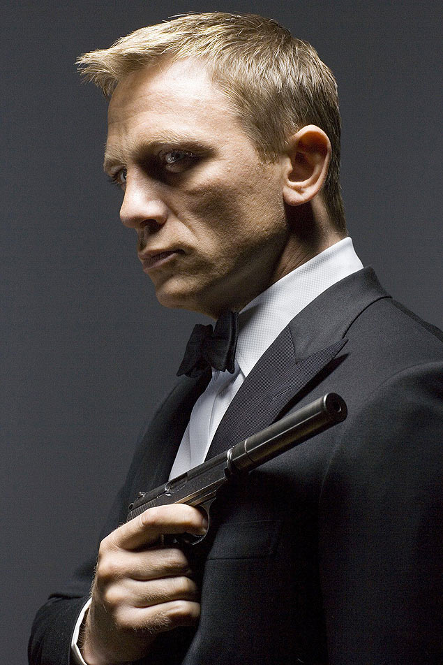 O ator Daniel Craig como James Bond em imagem de divulgao
