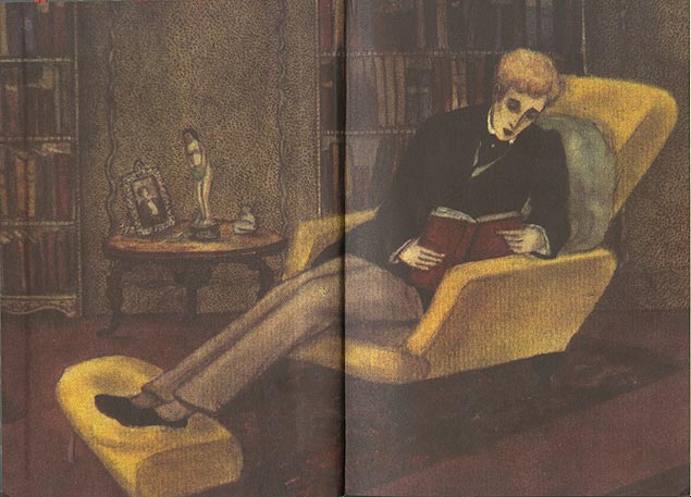 Detalhe de ilustrao da nova edio de 'O Retrato de Dorian Gray