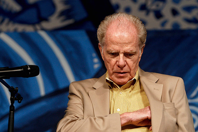 O escritor William Kennedy, na Flip de 2010