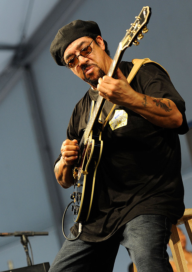 O guitarrista Leo Nocentelli, que toca hoje no Ibirapuera
