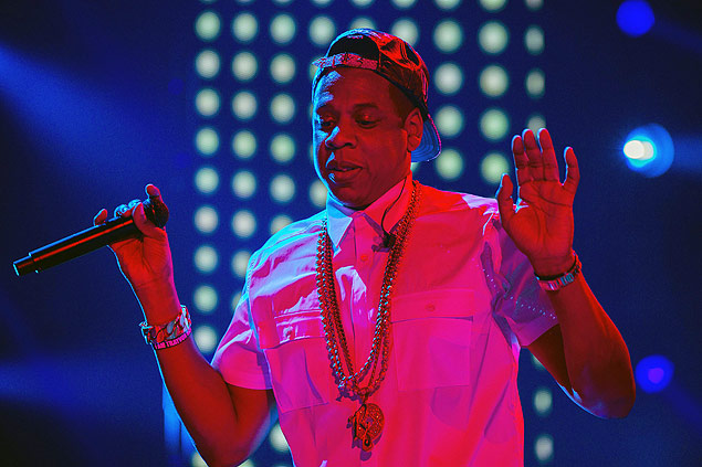 O rapper Jay Z em show em Nova York
