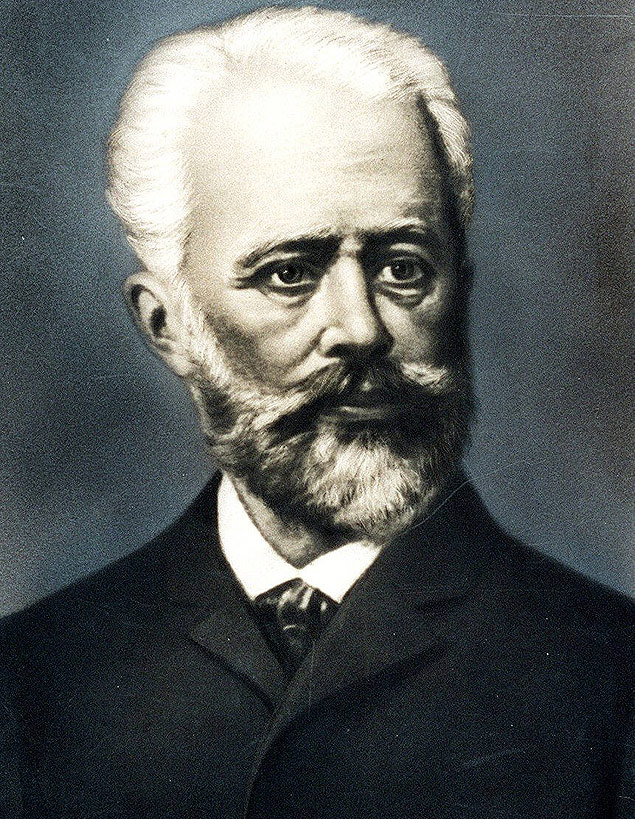 O compositor russo Pyotr Tchaikovsky (1840-1893)