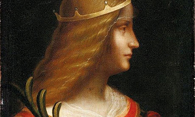 Retrato da marquesa Isabella d'Este que foi atribudo a Leonardo Da Vinci