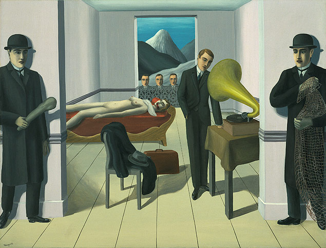 O Assassino Ameaado (1927), de Ren Magritte