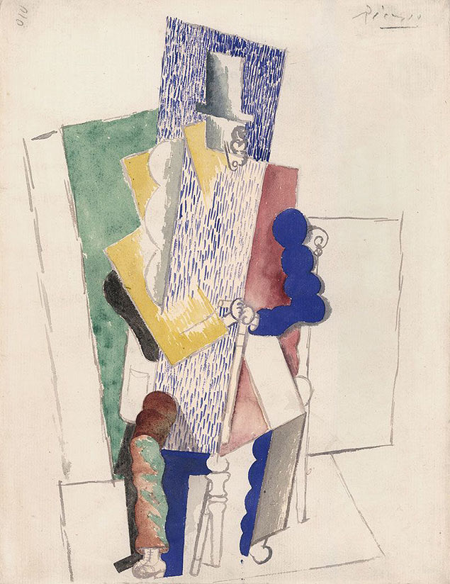 O quadro 'L'homme au Gibus', de Picasso