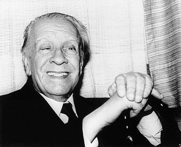 O escritor argentino Jorge Luis Borges em foto no Mxico em 1981.