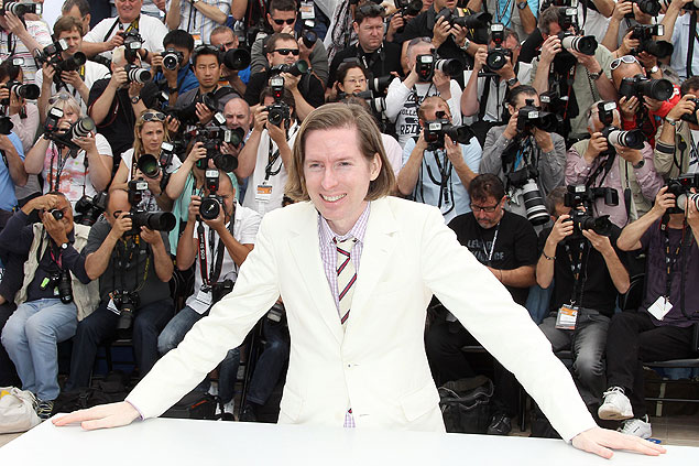 O cineasta Wes Anderson posa para foto no Festival de Cannes, em 2012