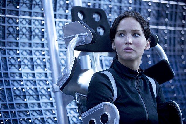 Katniss Everdeen (Jennifer Lawrence) em cena de 'Jogos Vorazes: Em Chamas'