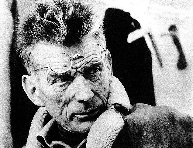 O escritor Samuel Beckett 