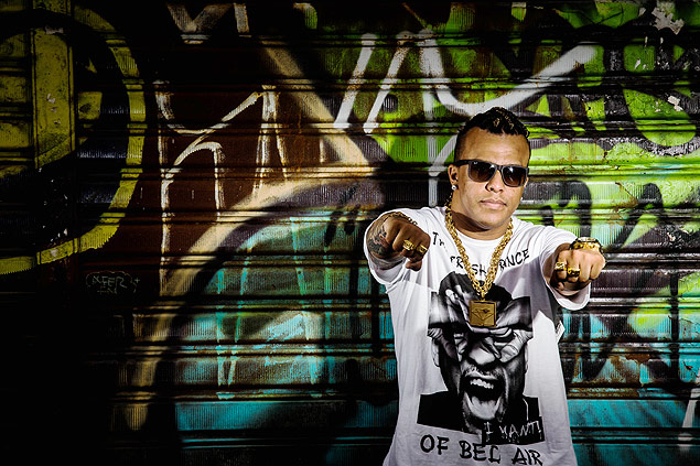 O funkeiro e produtor MC Danado, autor do hit de ostentação 'Top do Momento', em São Paulo