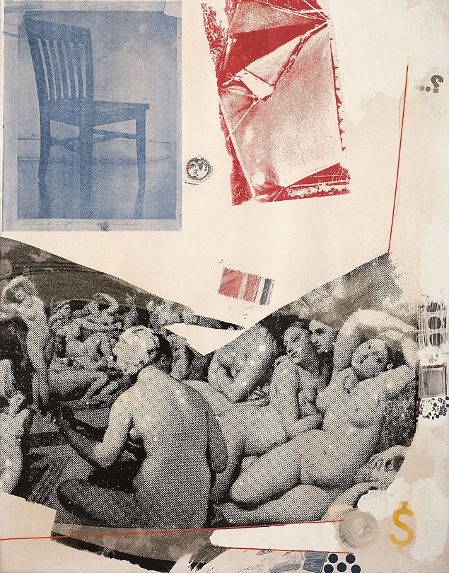 'The Turkish Bath of Ingres', obra de 1967 de Rauschenberg