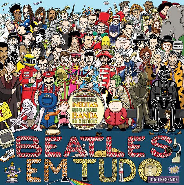Projeto gráfico do livro brinca com capa de '&#147;Sgt. Pepper&#146;'s&#148;'