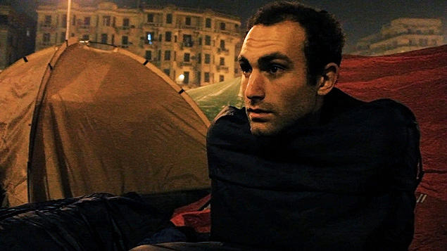 O ator egpcio Khalid Abdalla em cena de 'The Square