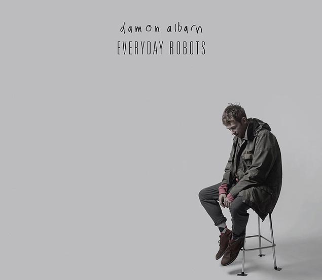 Capa de "Everyday Robots", primeiro lbum solo do vocalista do Blur, Damon Albarn
