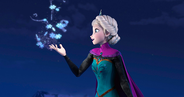 A princesa Elsa da animao 