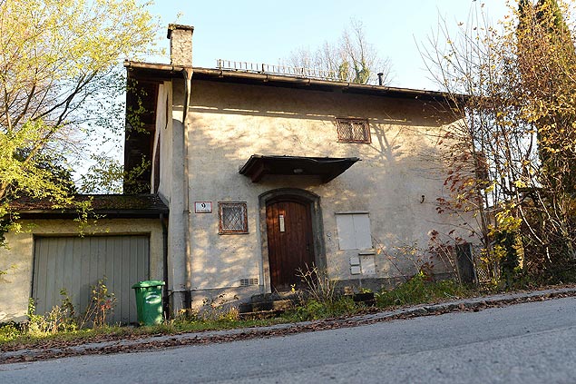 A casa do alemo Cornelius Gurlitt em Salzburg, ustria