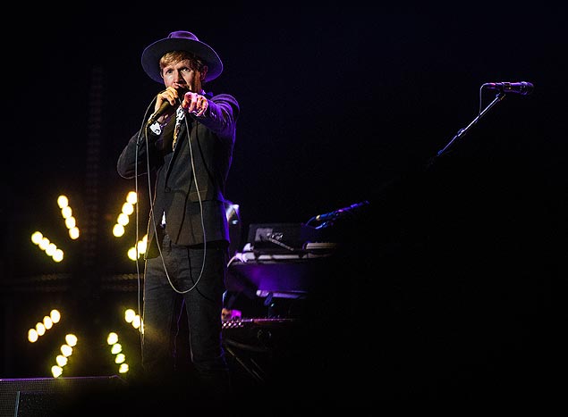 Beck durante show do festival Planeta Terra, em 2013, no Campo de Marte, em So Paulo
