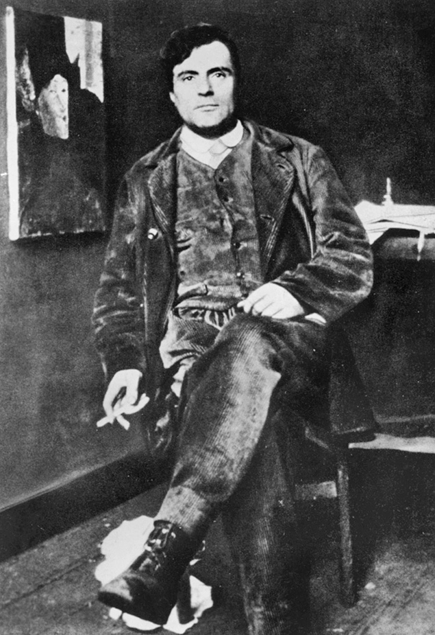 O pintor Amedeo Modigliani
