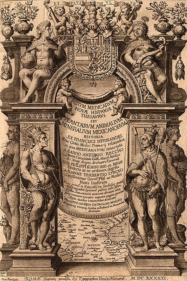 Imagem do livro 'Rerum Medicarum Novae Hispaniae'
