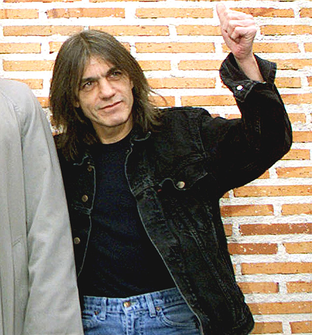Malcolm Young em maro de 2000, em Madri