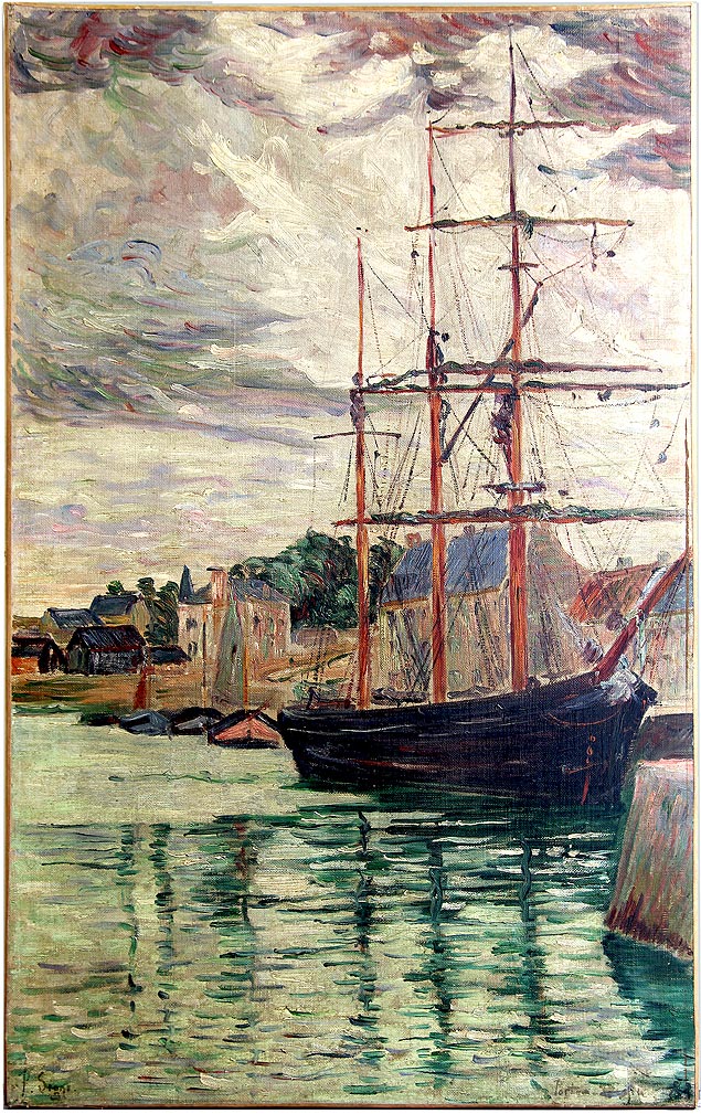 'Port-en-Bessin', do pintor Paul Signac; roubada por nazistas, a tela ser devolvida aos herdeiros do proprietrio original