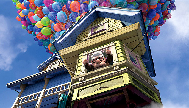 ORG XMIT: 453201_0.tif Cinema: cena da animação "Up - Altas Aventuras" (2009), de Pete Docter e Bob Peterson. (Divulgação) 