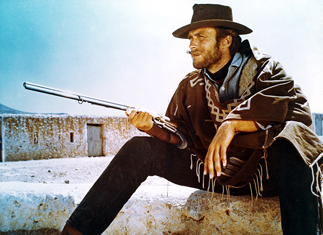 Eastwood em cena de 'Por um punhado de dlares' (1964), de Sergio Leone 
