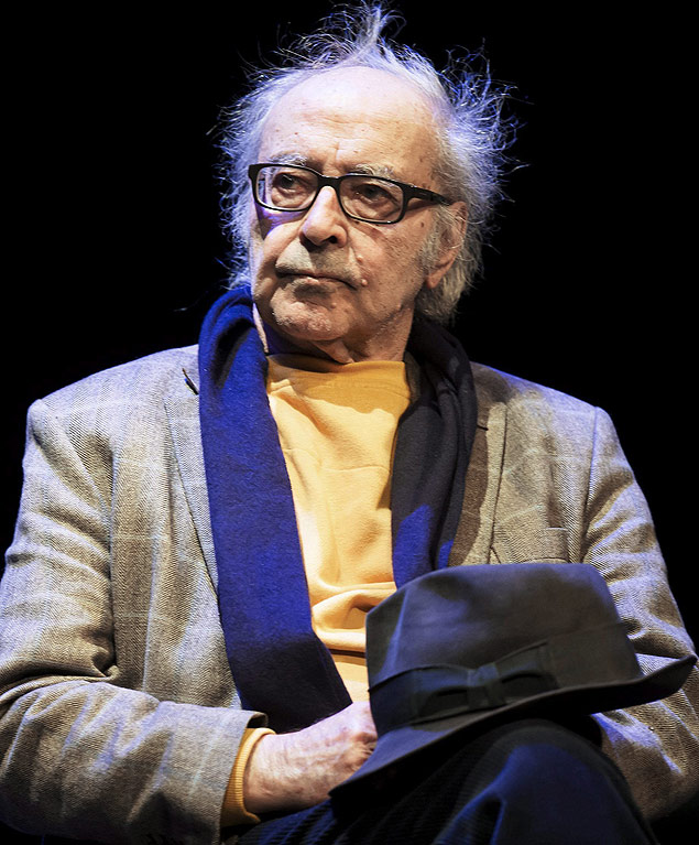 O cineasta franco-suo Jean-Luc Godard em imagem feita em Lausanne, na Sua, em novembro de 2013