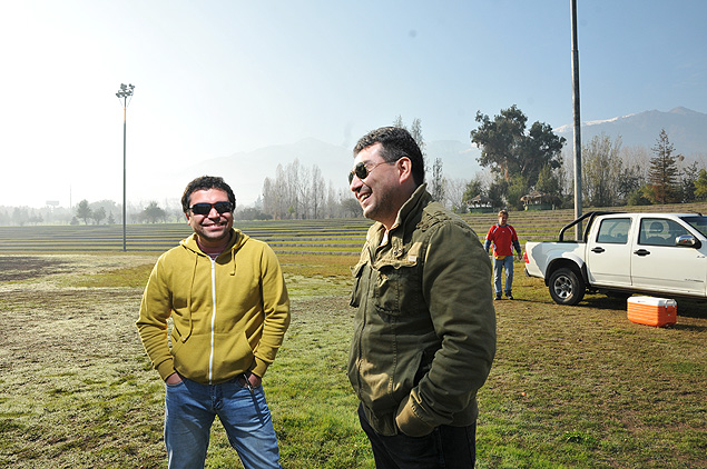 Antonio Fuezal e Ricardo Jara, amigos que faro a viagem do Chile ao Brasil