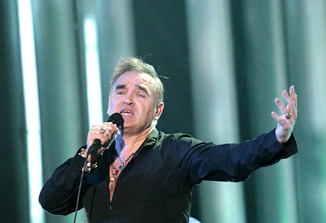 O cantor britnico Morrissey se apresenta na Noruega, na entrega do Prmio Nobel, em dezembro