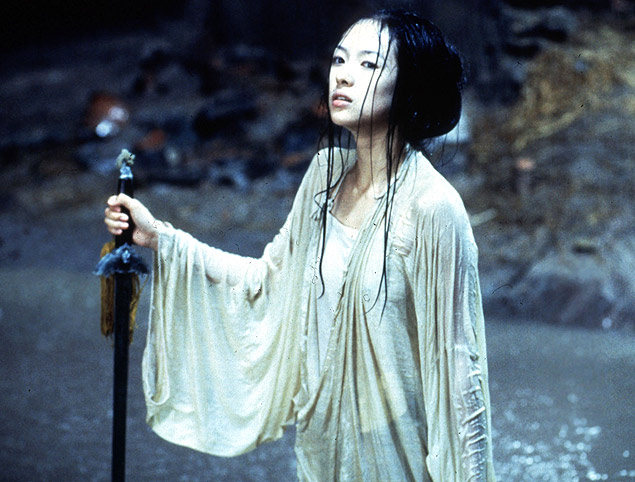 A atriz Zhang Ziyi em cena do filme 'O Tigre e o Drago' (2000), de Ang Lee