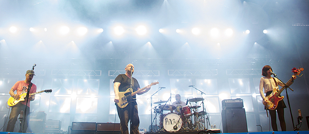 A banda Pixies em show no festival Eurockeennes, na Frana, em 2014