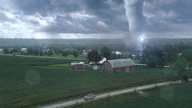 Cena de 'No Olho do Tornado', de Steven Quale, que estreia nesta quinta
