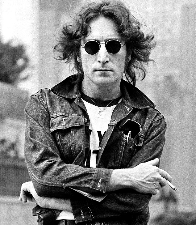 John Lennon no estúdio Hit Factory, Nova York, em 1980. (Foto: Bob Gruen/Divulgação) ***DIREITOS RESERVADOS. NÃO PUBLICAR SEM AUTORIZAÇÃO DO DETENTOR DOS DIREITOS AUTORAIS E DE IMAGEM***