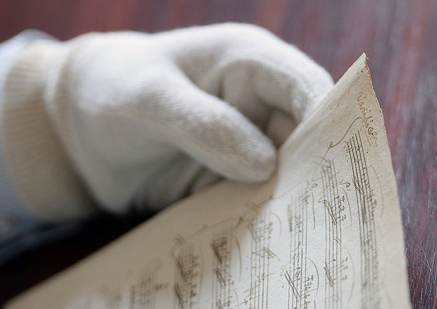 O manuscrito original de Mozart encontrado na Hungria, depois de estar perdido por dois sculos