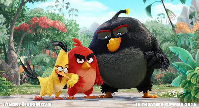 Primeira imagem dos pssaros de 'Angry Birds' na verso animada, que ir aos cinemas