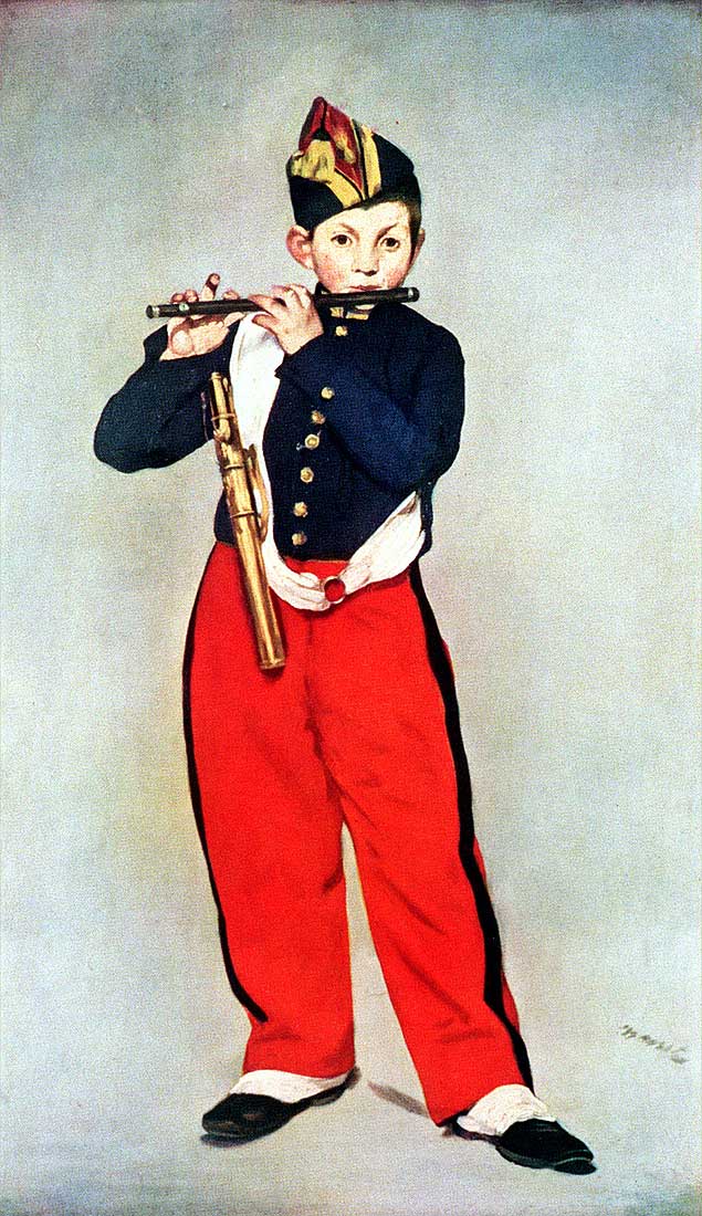 Quadro 'O Tocador de Pfaro', de douard Manet, de 1866