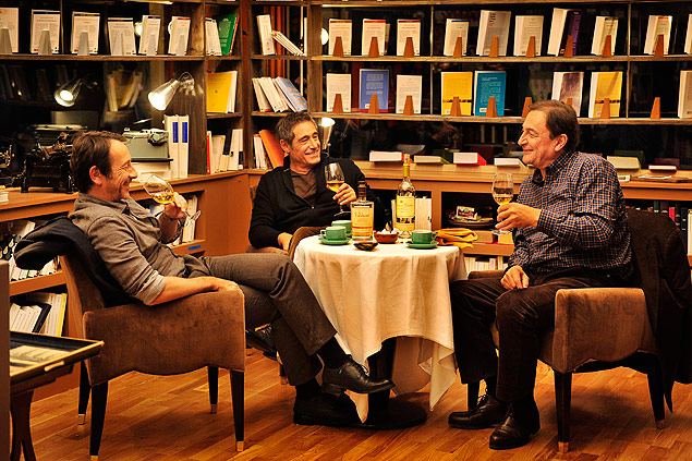 Da esq., Jean-Hugues Anglade, Grard Lanvin e Wladimir Yordanoff em cena de 'Grandes Amigos'
