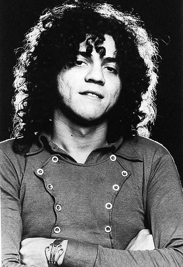 O cantor e compositor Taiguara nos anos 1970