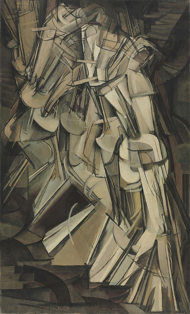 "Nu Descendo a Escada", obra de Marcel Duchamp que esteve no Armory Show de Nova York h cem anos
