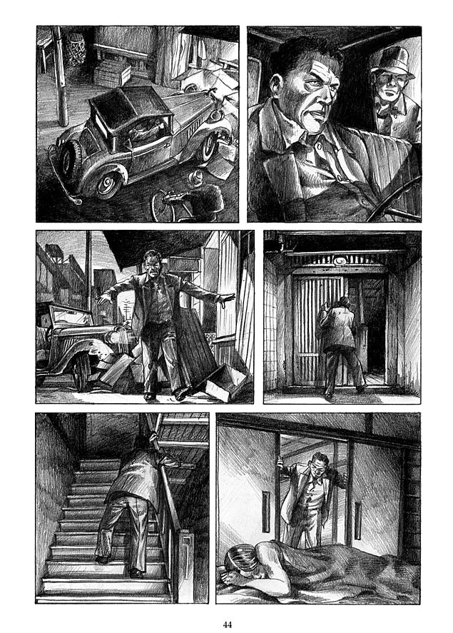 Página de graphic novel 'Sorge, o Espião', de autoria da alemã Isabel Kreitz, que sai agora no Brasil pela editora Veneta